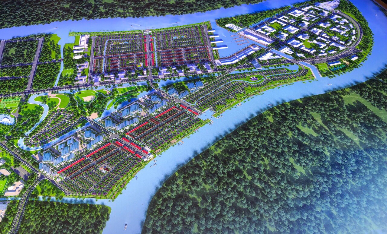 Toàn cảnh mặt bằng tổng thể dự án Waterpoint Nam Long