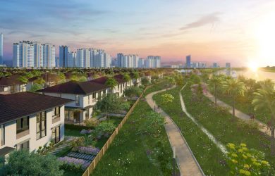 DẢI CÔNG VIÊN VEN SÔNG - 29ha trải dài trên5,8 km bờ sông Vàm Cỏ Đông