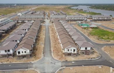 Tiến độ dự án đất nên nhà phố Waterpoint Long An 05/2020