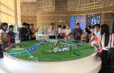 Sắc xanh và sự bình yên tràn ngập không gian sống tại “thành phố bên sông” Waterpoint.