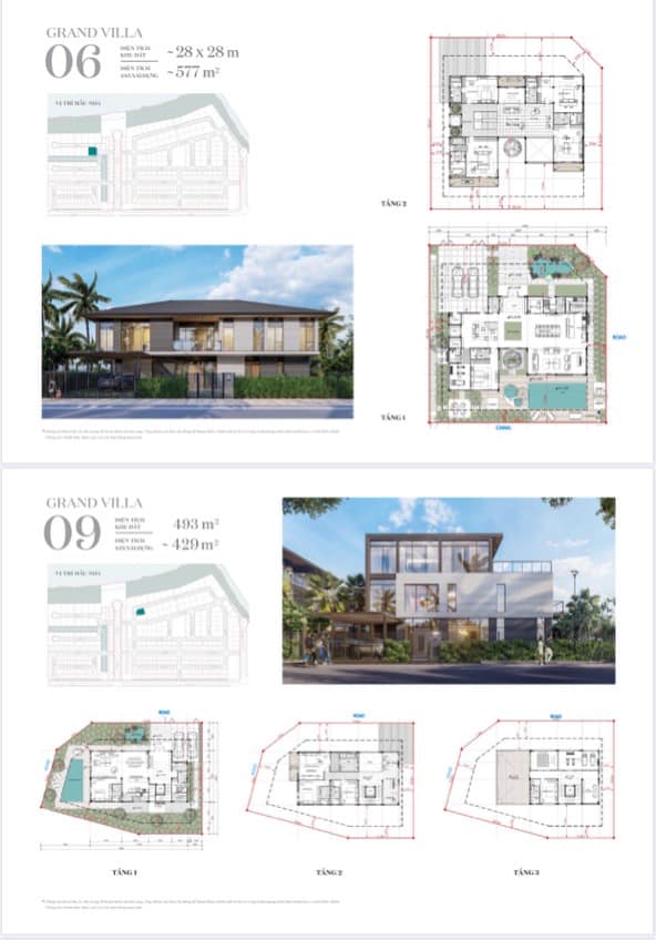20 mẫu thiết kế Grand Villa và Riverfront Grand Villa