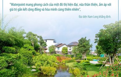 Phố bên sông 355 ha của Nam Long tại Long An