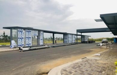 Trạm xe bus Waterpoint sắp hoàn thành