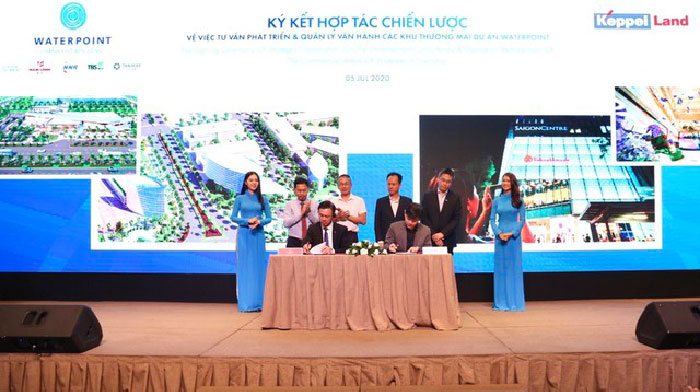 Tháng 7/2020, Nam Long đã ký kết với Keppel Land về việc tư vấn chiến lược phát triển các quỹ đất thương mại tại khu đô thị Waterpoint, đa dạng hóa hệ sinh thái tiện ích, hướng đến gia tăng giá trị cho dự án.
