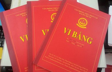 Thủ tục lập vi bằng khi mua bán đất