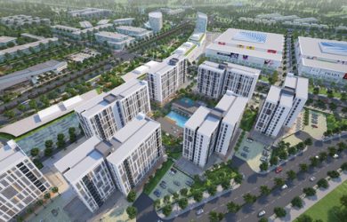 EHome Southgate được thiết kế thông thoáng theo xu hướng hiện đại