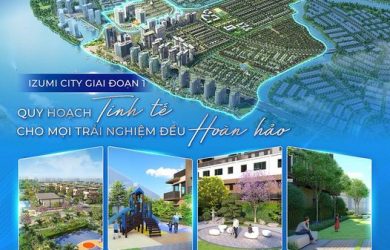 Quy hoạch tiện ích dự án Izumi City giai đoạn 1