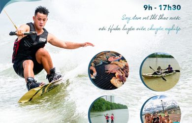 9h - 17h30 Watersport thể thao nước hiện đại