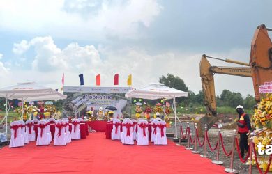 Những hình ảnh về lễ động thổ trường nội trú liên cấp Song ngữ Emasi