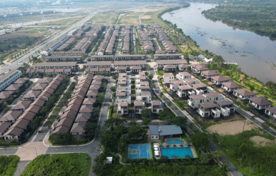 Hình ảnh cập nhật tiến độ dự án Waterpoint tháng 12/2022