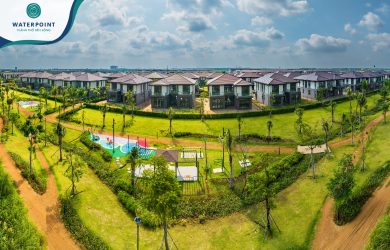 Cảnh quan thiên nhiên xanh khu đô thị Waterpoint Nam Long