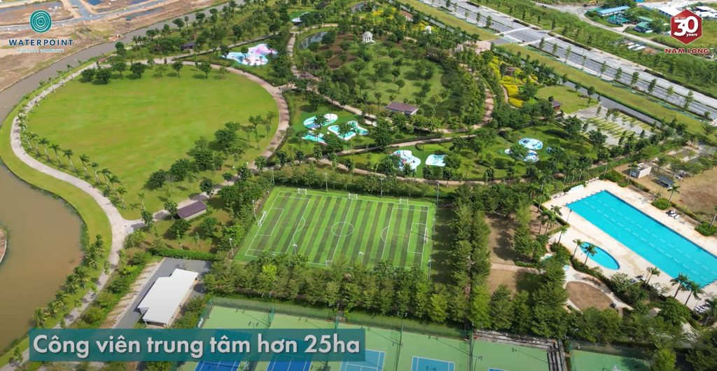 Công viên trung tâm hơn 25ha đã hoàn thiện