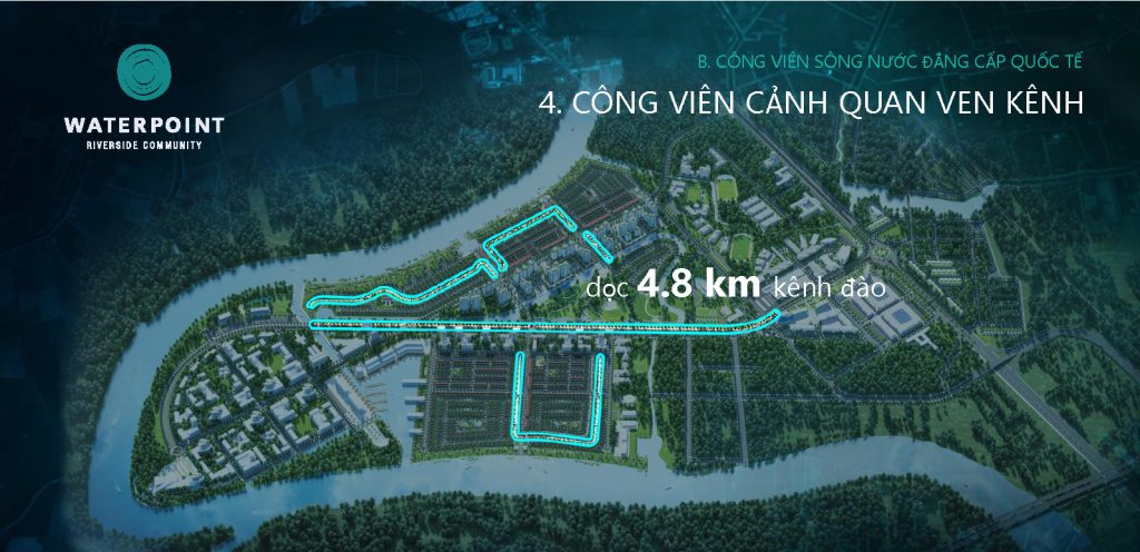 Công viên cảnh quan ven kênh