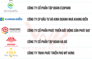 Top 10 chủ đầu tư Bất động sản 2024