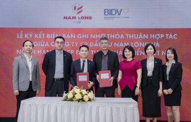 Công ty cổ phần Đầu tư Nam Long và Ngân hàng Thương mại cổ phần Đầu tư và Phát triển Việt Nam (BIDV) ký kết Biên bản ghi nhớ thỏa thuận hợp tác