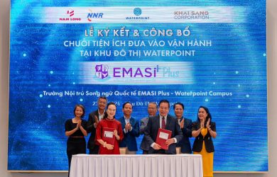 Các hạng mục tiện ích giáo dục, thương mại, y tếgóp mặt tại Waterpoint