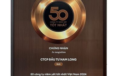 Forbes vinh danh Nam Long Top 50 công ty niêm yết tốt nhất Việt Nam 2024