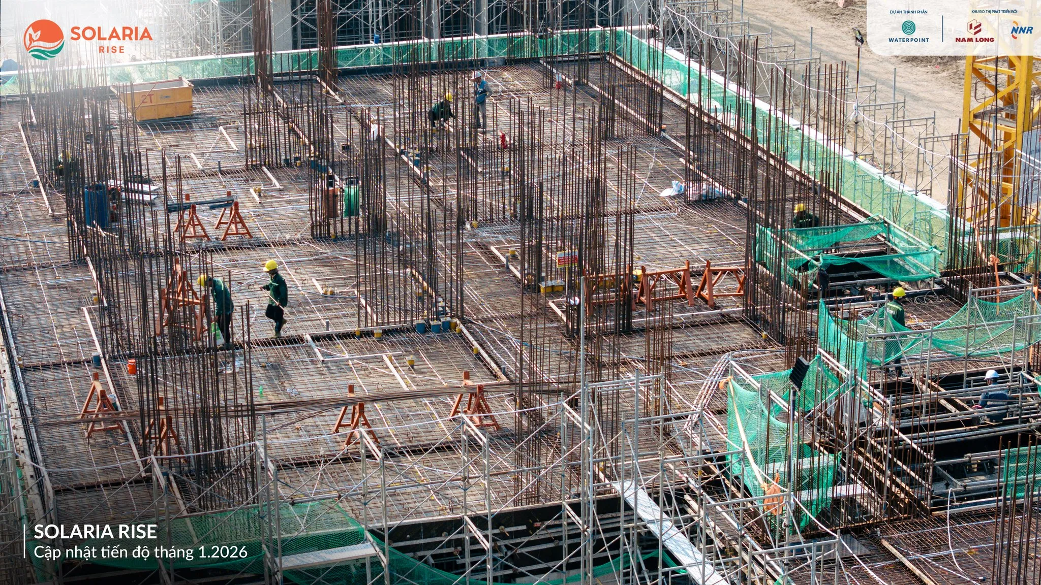 Cập nhật tiến độ thi công Solaria Rise