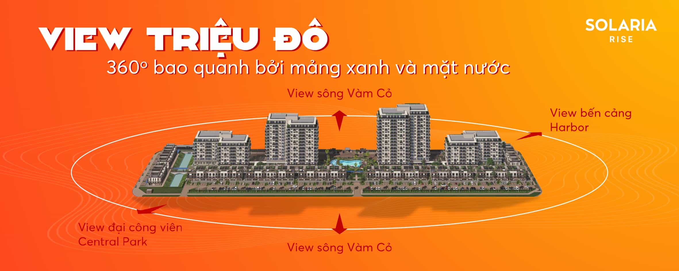 Tầm view từ Solaria Rise Waterpoint