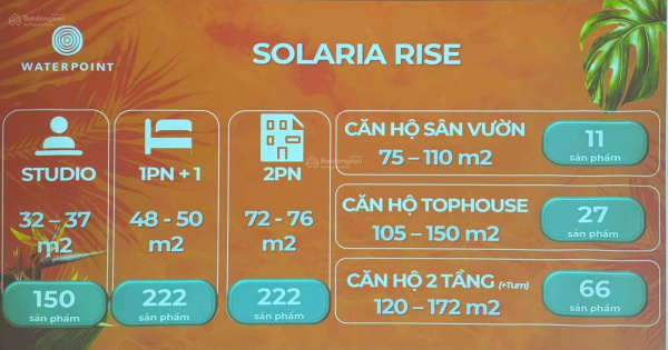 Solaria Rise Waterpoint