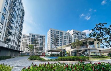 Hình ảnh thực tế khu căn hộ cao tầng Ehome Southgate thuộc dự án khu đô thị Waterpoint.