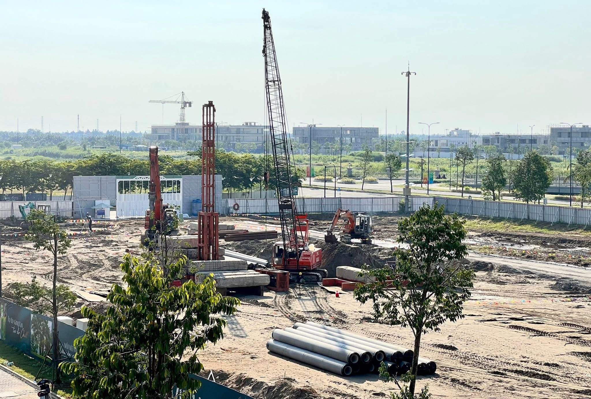 Hình ảnh tiến độ xây dựng Solaria Rise cập nhật mới nhất.