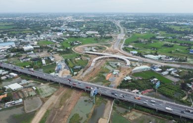 Vành đai 3 – Đoạn qua Bến Lức Long An gấp rút hoàn thiện, thông xe kỹ thuật tháng 12/2025