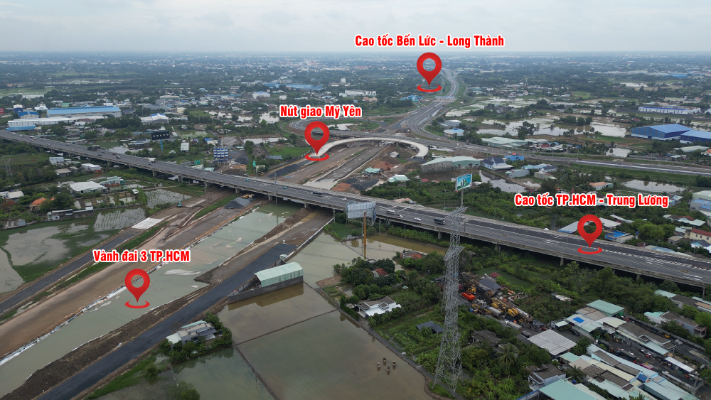 Toàn cảnh “siêu nút giao” kết nối 3 cao tốc hơn 110.000 tỷ đồng tại Long An