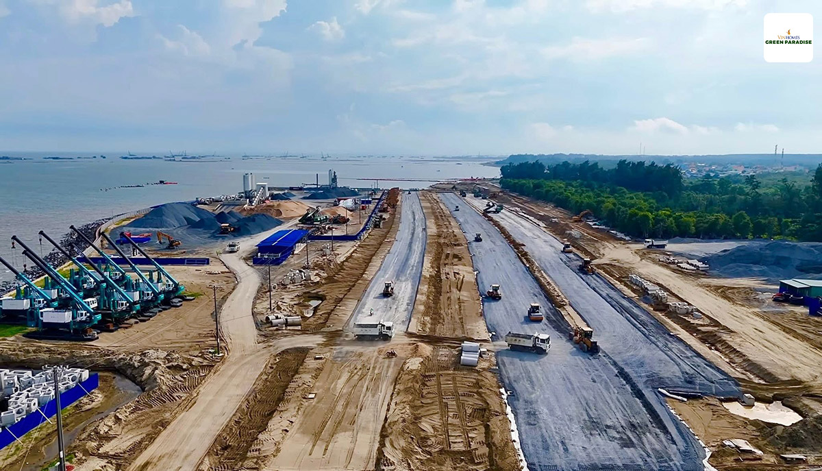Hình ảnh tiến độ xây dựng Vinhome Cần Giờ tháng 10/2025