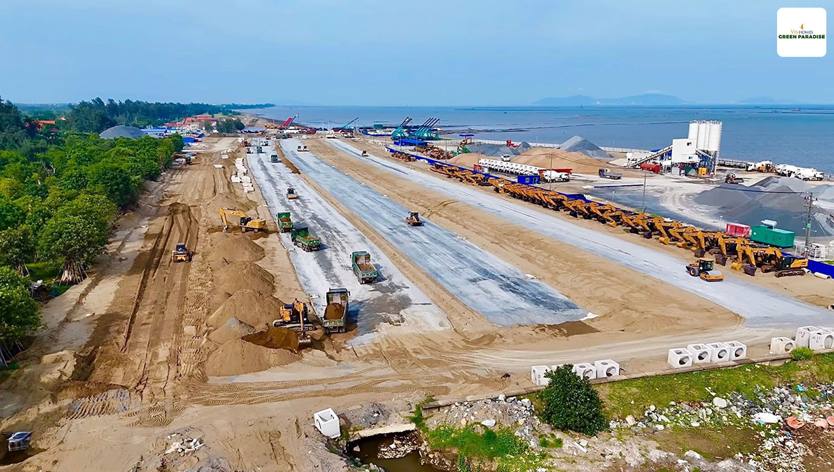 Hình ảnh tiến độ xây dựng Vinhome Cần Giờ tháng 10/2025