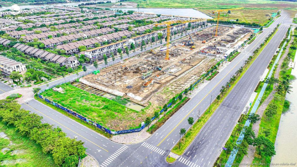 Tiến độ xây dựng căn hộ Solaria Rise Nam Long Bến Lức