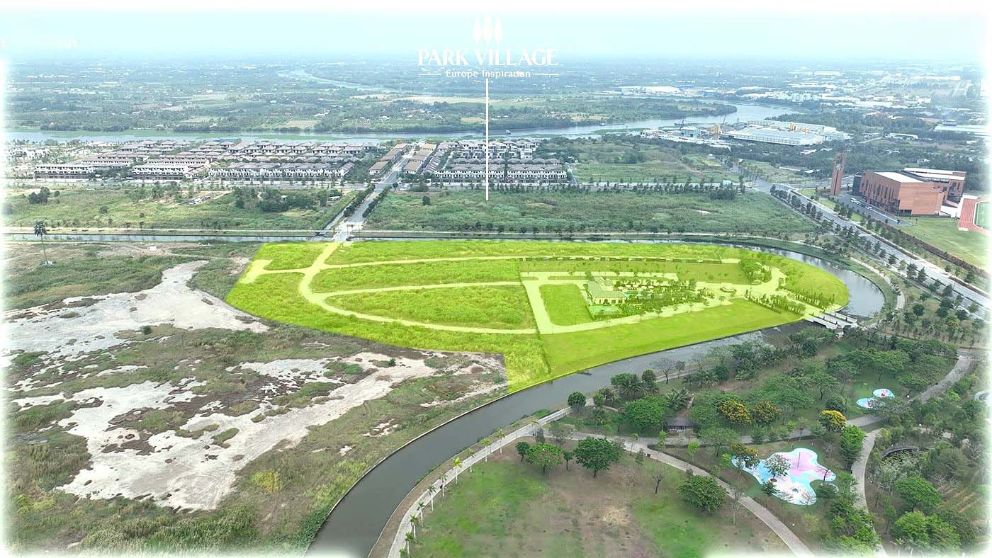 Tiến độ biệt thự phân khu Park Village 