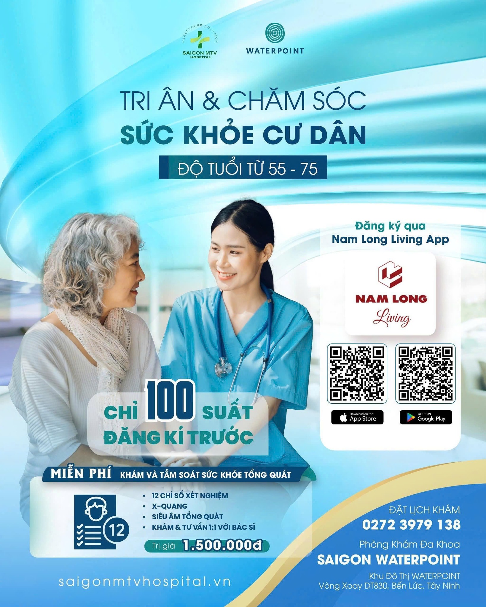 TRI ÂN CƯ DÂN WATERPOINT & CHĂM SÓC SỨC KHỎE TOÀN DIỆN