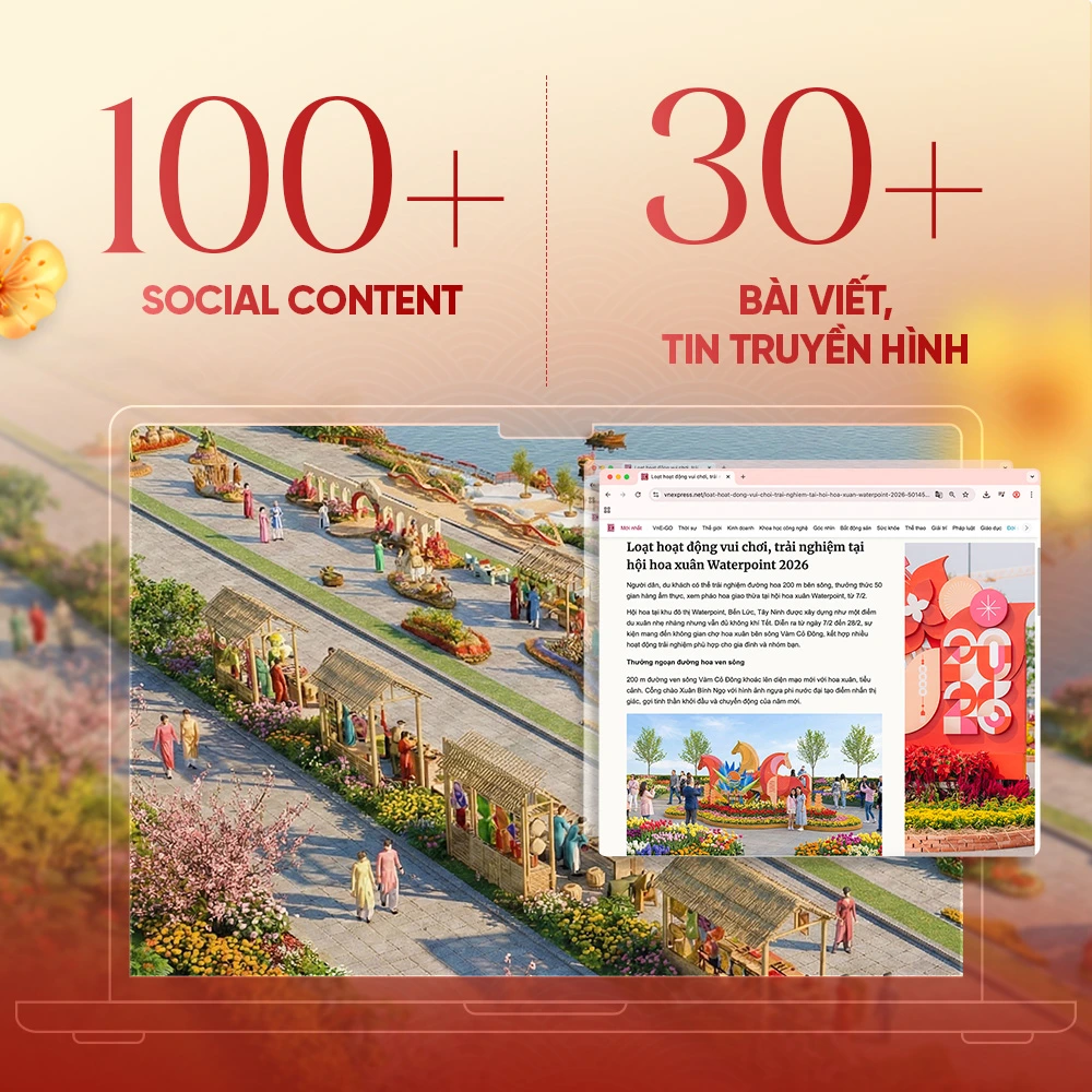 Hội Hoa Xuân Waterpoint 