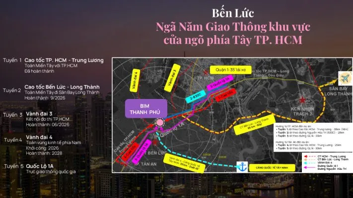 Vì sao Bến Lức được xem là cực tăng trưởng mới của phía Tây TP.HCM?