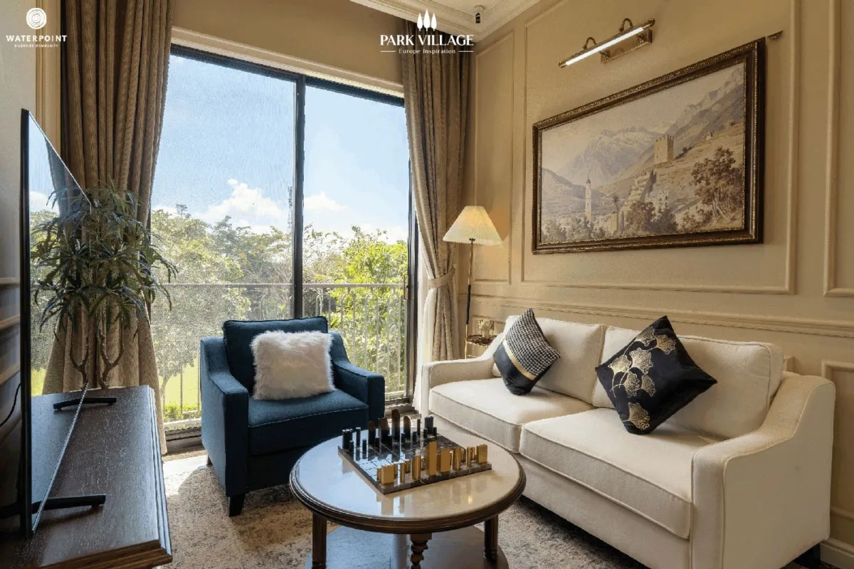 không gian tầng 2 nhà mẫu the pearl waterpoint