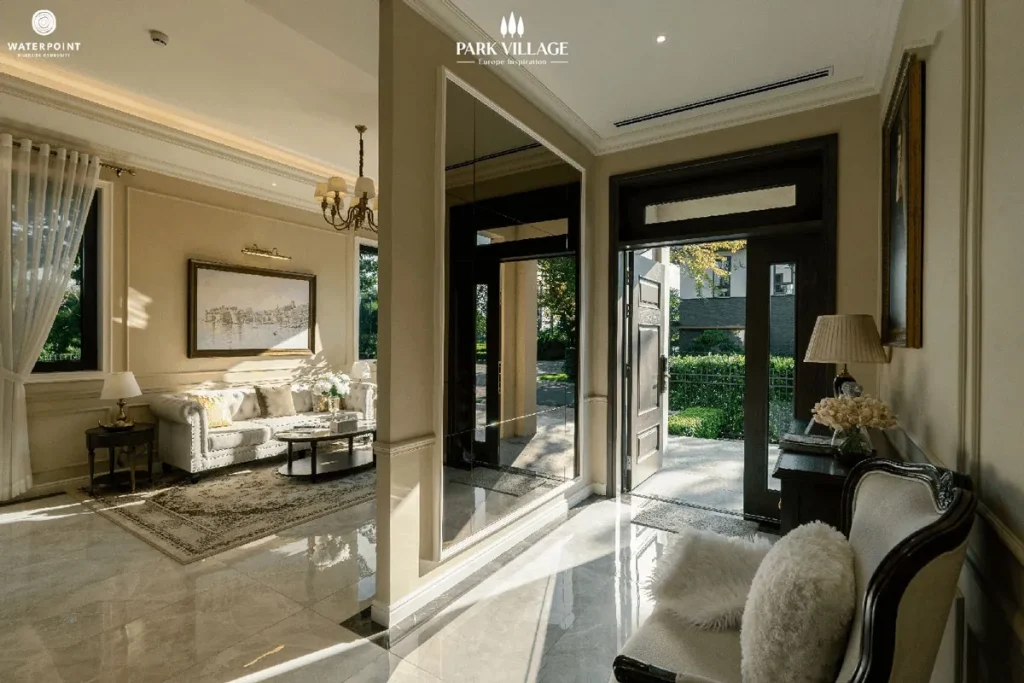Nhà mẫu The Pearl Waterpoint Nam Long Không gian tầng trệt
