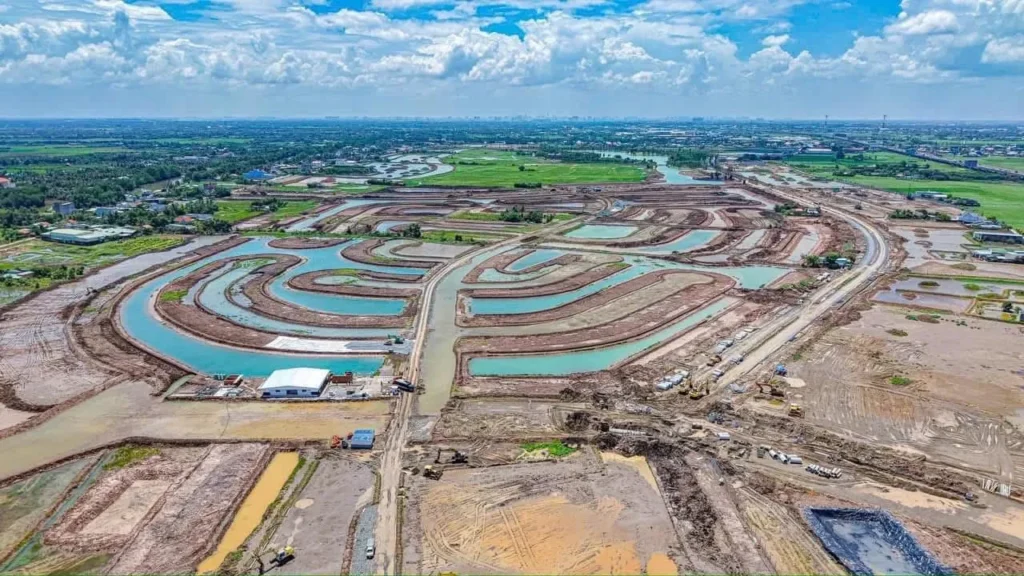 Tiến độ phân khu biệt thự đảo Retreat Island