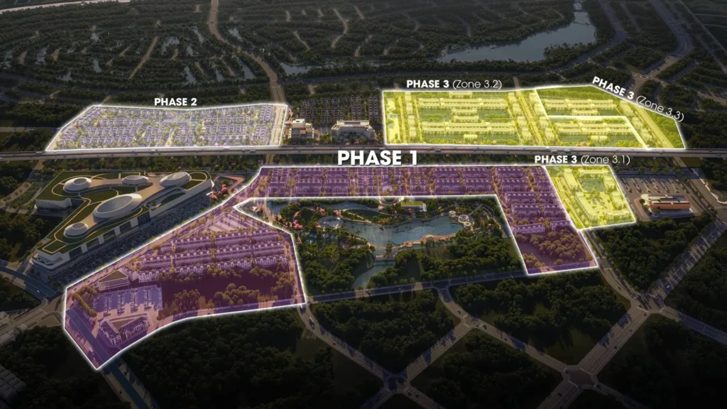 các phân khu Thanh Phú Centre Point