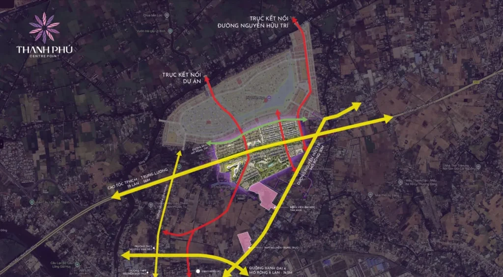 Vị trí Thanh Phú Centre Point