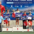 Trao giải đơn nữ VTF Pro Tour 200 Cúp Nam Long 2026 tại Khu đô thị Waterpoint.
