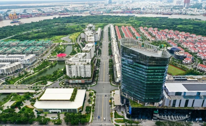 Dãy nhà phố tăng giá 50 tỷ đồng/căn sau 5 năm ở Thủ Thiêm