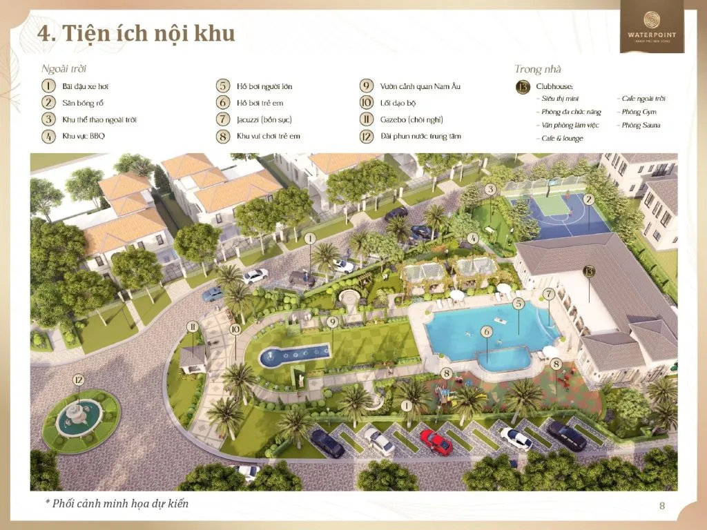 TIỆN ÍCH NỘI KHU PARK VILLAGE