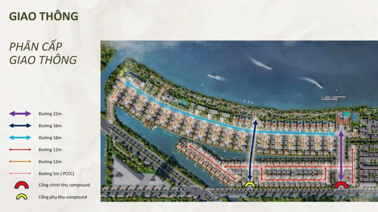 hệ thống giao thông The Pearl Waterpoint