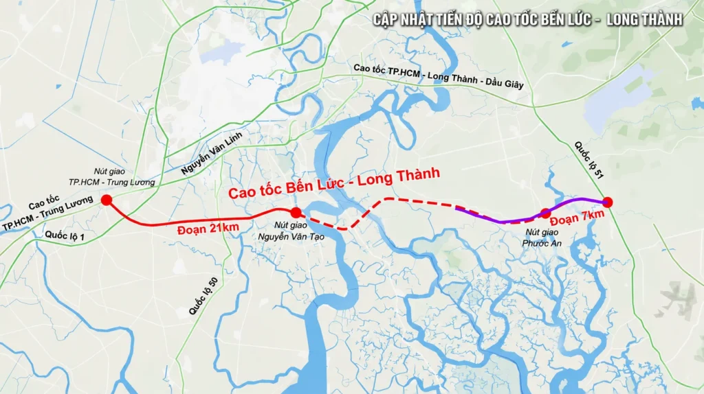 Cao tốc Bến Lức – Long Thành tác động thế nào đến Bến Lức?