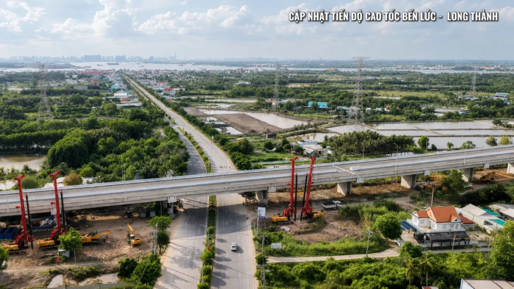 Tiến độ cao tốc Bến Lức – Long Thành mới nhất