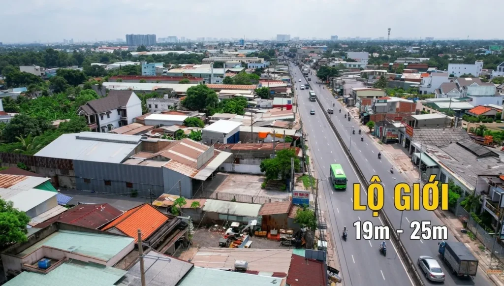 Lộ giới hiện tại của Quốc lộ A hiện nay thì đang là 19 đến 25 m